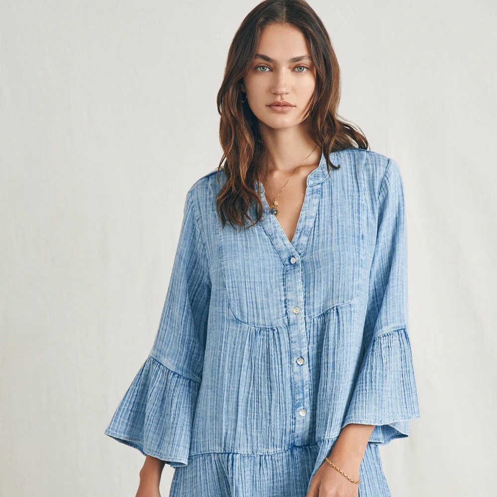 Faherty gauze Kasey dress XL